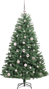 vidaXL Τεχνητό Χριστουγεννιάτικο Δέντρο με Άξονα Πράσινο 150 cm
