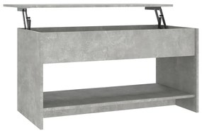 vidaXL Τραπεζάκι Σαλονιού Γκρι Σκυρ. 102x50x52,5 εκ. Επεξεργ. Ξύλο