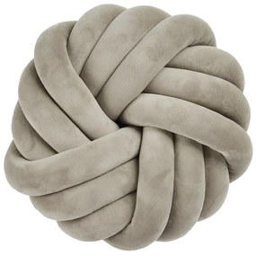 Βελουτέ Διακοσμητικό Μαξιλάρι (Φ35) Das Home 2293 Beige