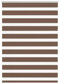 vidaXL Ζέβρα τυφλή Καφέ Πλάτος υφάσματος 90,9 εκ. Πολυεστέρας