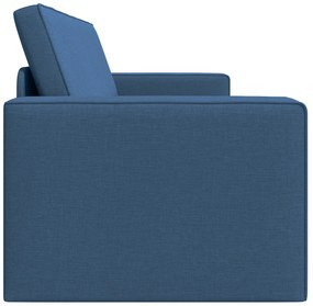 vidaXL Καναπές Κρεβάτι 2 σε 1 Μπλε 245x150x60.5 cm Υφάσματος