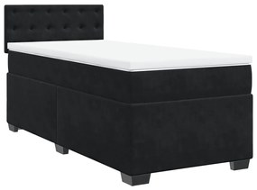 ΚΡΕΒΑΤΙ BOXSPRING ΜΕ ΣΤΡΩΜΑ ΜΑΥΡΟ 80 X 200 ΕΚ. ΒΕΛΟΥΔΙΝΟ 3286176