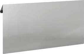 vidaXL Φράκτης σαλιγκαριών 4 pcs Ασημί 50 x 3,5 x 25 εκ