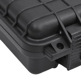 vidaXL Θήκη Πτήσης Φορητή Μαύρη 30x22x10 εκ. από Πολυπροπυλένιο