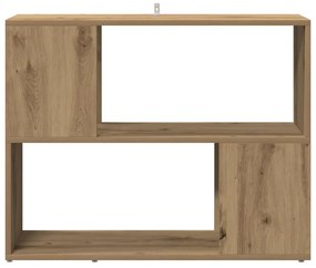 vidaXL Ντουλάπι βιβλίων/διαχωριστικό δωματίου Artisan Oak 80x24x63 cm
