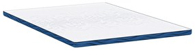 vidaXL Στρώματα Λευκό και Μπλε 140 x 190 cm