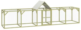 vidaXL Κοτέτσι 500x100x150 εκ. από Μασίφ Εμποτισμένο Ξύλο Πεύκου
