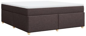 ΚΡΕΒΑΤΙ BOXSPRING ΜΕ ΣΤΡΩΜΑ ΣΚΟΥΡΟ ΚΑΦΕ 180X200 ΕΚ ΥΦΑΣΜΑΤΙΝΟ 3285397