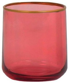 Κηροπήγιο Για Ρεσώ RAB451K6 8cm Pink-Gold Espiel Γυαλί