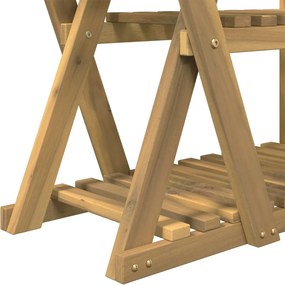 vidaXL Βάση φυτών Λευκός Χρωματισμός 95 x 25 x 101,5 εκ.