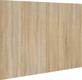 vidaXL Κεφαλάρι Κρεβατιού Sonoma Δρυς 120x1,5x80 εκ. Επεξεργ. Ξύλο
