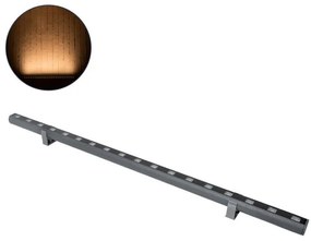 WASHER-PANDA 90578 Μπάρα Φωτισμού Wall Washer LED 18W 1620lm 15° DC 24V Αδιάβροχο IP65 Πορτοκαλί 2200K Dimmable-Γκρ Globostar-90 90578