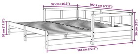 ΚΑΝΑΠΕΣ ΚΡΕΒΑΤΙ ΧΩΡΙΣ ΣΤΡΩΜΑ ΛΕΥΚΟ 90X190 ΕΚ. ΜΑΣΙΦ ΞΥΛΟ ΠΕΥΚΟΥ 854956