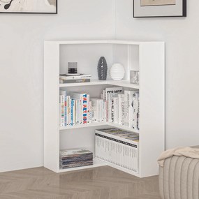 Βιβλιοθήκη Λευκό AFUZI 60x20x89
