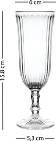 Stewehome Σετ 8 τεμαχίων ποτήρια καφέ 120 ml Πολύχρωμο