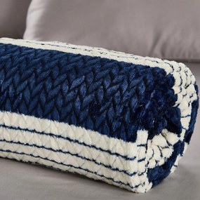 Κουβέρτα Fleece Υπέρδιπλη (220x240) Whitegg KB159 Μπλε