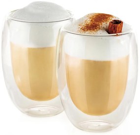 Luigi Ferrero Coffeina FR-8063 Σετ Φλιτζάνια Cappuccino Γυάλινα 350ml 2τμχ