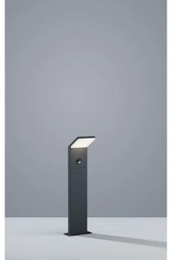 Επιδαπέδιο Φωτιστικό Κολονάκι LED 8W Ανθρακί IP54 Ανιχνευτής Κίνησης Pearl 521169142 Trio Lighting-521169142-Ανθρακί 521169142