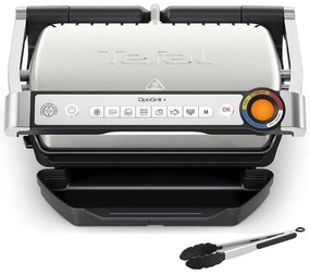 Tefal GC718D10 Optigrill Upgrade + Tong Sus Τοστιέρα Γκριλιέρα 2000W Inox