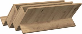 vidaXL Ράφι Περιοδικών με ράφι Artisan Oak 65 x 53 x 28,5 εκ