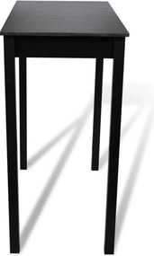 Τραπέζι Μπαρ με 4 Καρέκλες Μπαρ Μαύρο