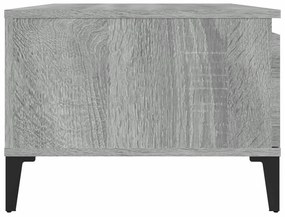 vidaXL Τραπεζάκι Σαλονιού Γκρι Sonoma 90x50x36,5εκ. Επεξεργασμένο Ξύλο