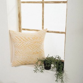 Μαξιλαροθήκη Διακοσμητική Vicenza 14 Yellow Teoran 43X43 Cotton-Polyester