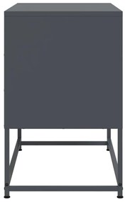 Έπιπλο Τηλεόρασης Ανθρακί 68,5x39x60,5 εκ. από Χάλυβα - Ανθρακί