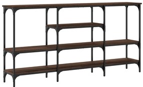 vidaXL Τραπέζι Κονσόλα Καφέ Δρυς 160x29x80 εκ. Επεξεργασμένο Ξύλο