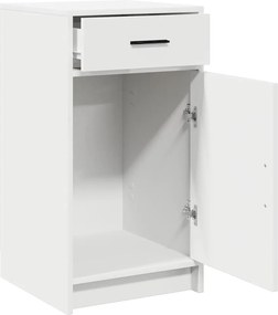 vidaXL Πλαϊνό γραφείο Λευκό 40 x 40.5 x 75 εκ Επεξεργασμένο ξύλο