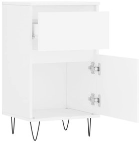 vidaXL Συρταριέρα Λευκή 40 x 35 x 70 εκ. από Επεξεργασμένο Ξύλο