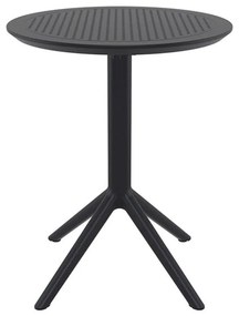 Τραπέζι Sky 20.0727 60X74cm Πτυσσόμενο Black