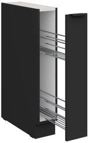 Επιδαπέδιο ντουλάπι με καλάθι Arianna 15 D CARGO BB-Μαύρο