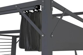 Κληματαριά DKD Home Decor Γκρι 300 x 300 x 230 cm Χάλυβας