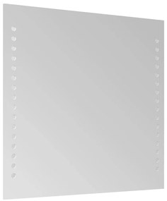 vidaXL Καθρέφτης Μπάνιου με LED 30x30 εκ.