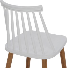 ΣΚΑΜΠΟ ΜΠΑΡ VANESSA HM9300.01 ΛΕΥΚΟ ΜΕΣΑΙΟΥ ΥΨΟΥΣ 43x45x97Υεκ.