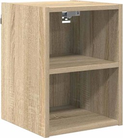 vidaXL Κρεμαστό ντουλάπι με αποθήκευση Δρύς Sonoma 30 x 29,5 x 40 εκ.