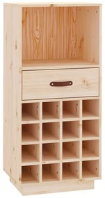 vidaXL Κάβα Κρασιών 45 x 34 x 100 εκ. από Μασίφ Ξύλο Πεύκου