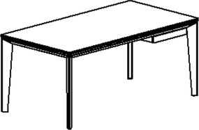 Τραπέζι Συνεδρίου Sergo -Φυσικό-Μήκος: 170 εκ.