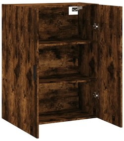 vidaXL Ντουλάπι Τοίχου Καπνιστή Δρυς 69,5 x 34 x 90 εκ.
