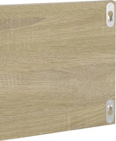 vidaXL Ραφιέρες Τοίχου 2 τεμ. Sonoma Δρυς 80 x 11,5 x 18εκ Μοριοσανίδα