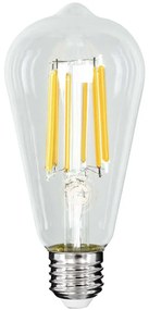 Λαμπτήρας Led Long Filament 99090 Φ6,4x14,5cm ST64 E27 7W 1470lm 2700K Clear GloboStar 7W