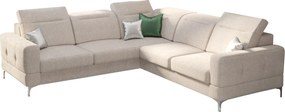 Γωνιακός καναπές Melindo Max-Ekrou-Δεξιά - 250.00Χ250.00Χ107.00cm