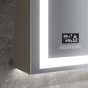 Furnibath K75A Led - Καθρέπτης μπάνιου με ντουλάπι 75×60 Led - 384