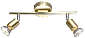Φωτιστικό Οροφής Spot Luminaires MC634PB2 Gold Metal
