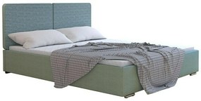 Κρεβάτι Florence 103, Διπλό, Πράσινο, 140x200, Ταπισερί, Τάβλες για Κρεβάτι, 153x214x97cm, 82 kg | Epipla1.gr