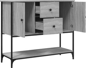 vidaXL Ντουλάπι Γκρι Sonoma 100x36x85 εκ. από Επεξεργασμένο Ξύλο