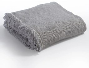 Κουβέρτα Apollo Grey Nef-Nef Υπέρδιπλο 230x240cm 100% Βαμβάκι