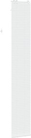 vidaXL Βενετσιάνικη Σκίαση Λευκό 45 x 250 εκ. 35 mm