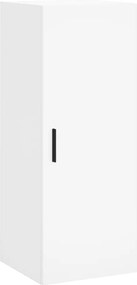 vidaXL Ντουλάπι Λευκό 34,5 x 34 x 180 εκ. από Επεξεργασμένο Ξύλο